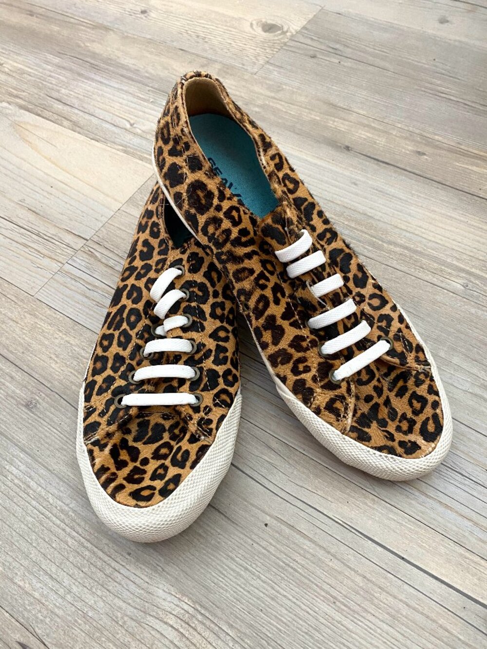Seavees Leopard Monterey Sneaker Mulholland Size 7.5